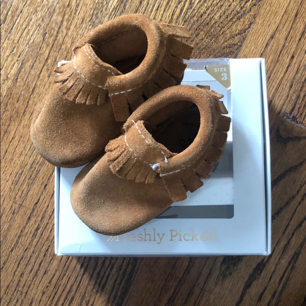 Freshly Picked Baby Moccasin. Size 3.